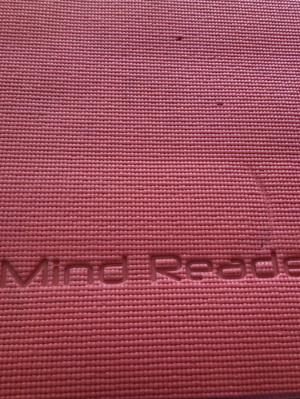 Mind Reader Extra Thick Yoga Mat | Red